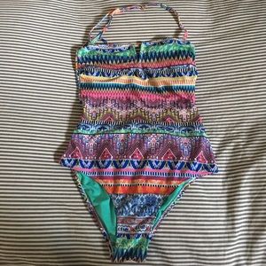 Jessica Simpson multicolor swimsuit